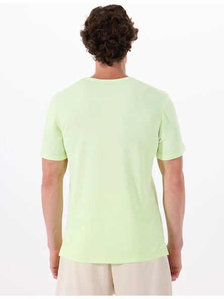 NIKE Run Açık Yeşil T-Shirt - Resim 4