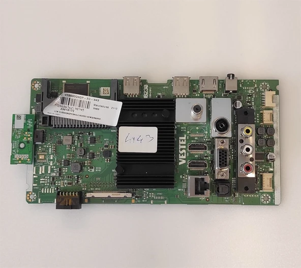 VESTEL 50U9500 ANAKART, 23681953, 10125432, VES500QNDP-2D-N43 ürün görseli 1