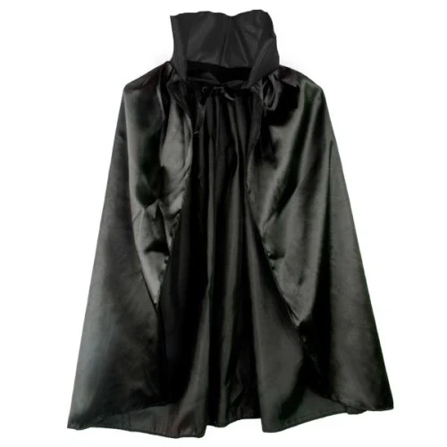 Siyah Renk Yakalı Halloween Pelerini 90 cm ürün görseli 1