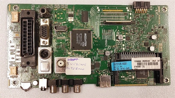 23238046 23237325 17MB82S VES236WNEC-03 23184739 TVİSİON 24TE5000 ANAKART MAINBOARD ürün görseli 1