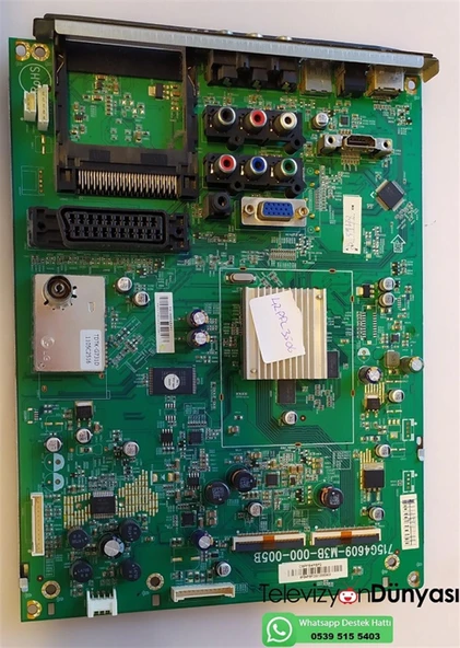PHILIPS 42PFL3606H/12 ANAKART, 715G4609-M3B-000-005B, CBPFB4PBZ1S03 ürün görseli 1