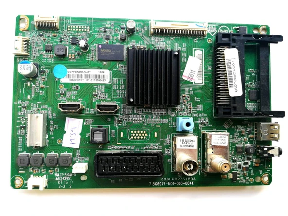 PHILIPS 32PFK4100/12 ANAKART, 715G6947-M01-000-004K, CBPFENBBALCT, 703TQFPL098 ürün görseli 1