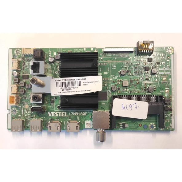 TOSHIBA 43UL3C63DT ANAKART , 10132709 , 23733687 , VES430QNDB-N2-N42 ürün görseli 1