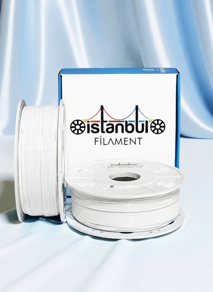 3D Baskı Pla Hyper Speed Filament Beyaz 1 kg 1,75MM 0,05 mm Bambu Lab Uyumlu ürün görseli 1