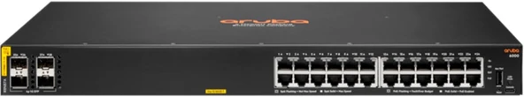 R8N87A Aruba 6000 24G POE 4SFP 370W Switch ürün görseli 1