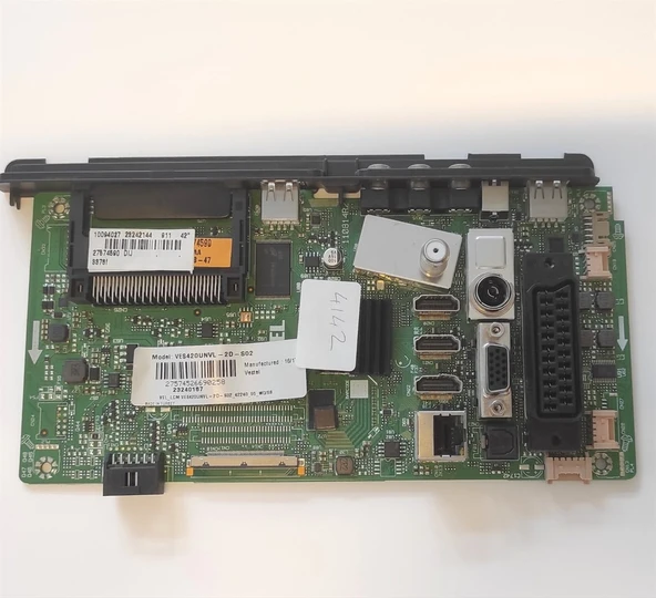 VESTEL 42FA7500 ANAKART, 27574590, 10094027, VES420UNVL-2D-S02 ürün görseli 1