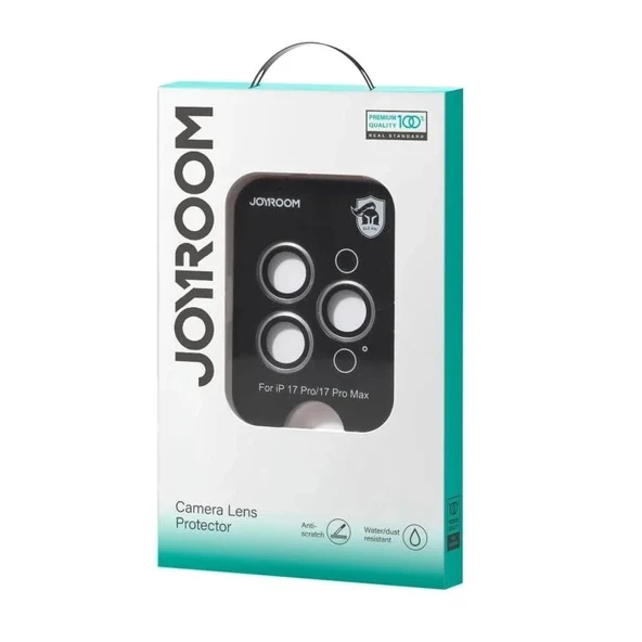 Joyroom İphone 17 Pro/17 Pro Max ile Uyumlu Hizalamalı Premium Lens Koruma HD Kalite ürün görseli 1