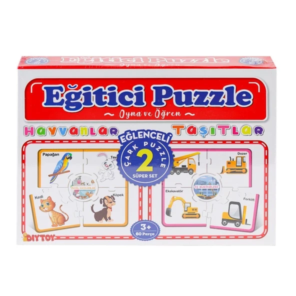 7196 ÇARK PUZZLE HAYVANLAR ürün görseli 1