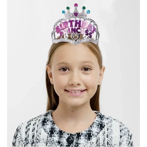 Birthday Princess Yazılı Çocuk Parti Tacı ürün görseli 1