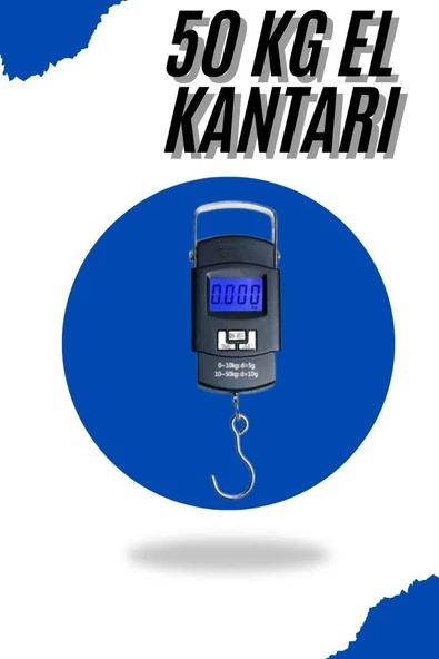 El Kantarı Dijital El Terazisi 50 Kg Kapasiteli LCD Ekranlı ürün görseli 1