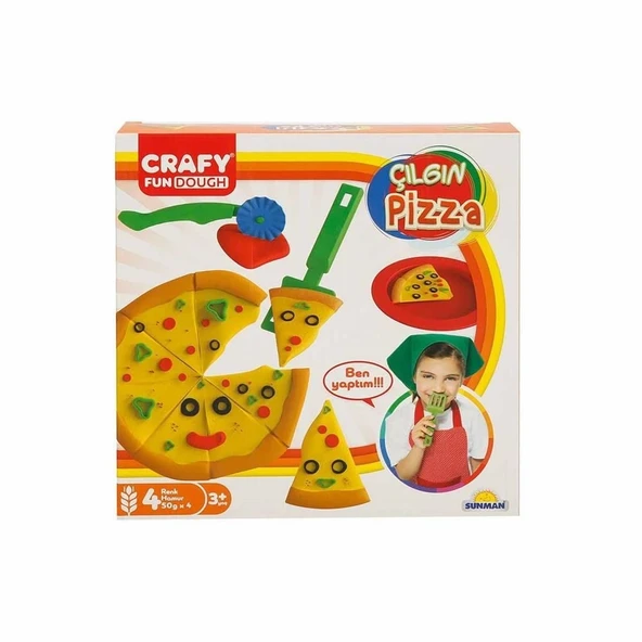 Çılgın Pizza Oyun Hamuru Seti 200 g 10 Parça ürün görseli 1