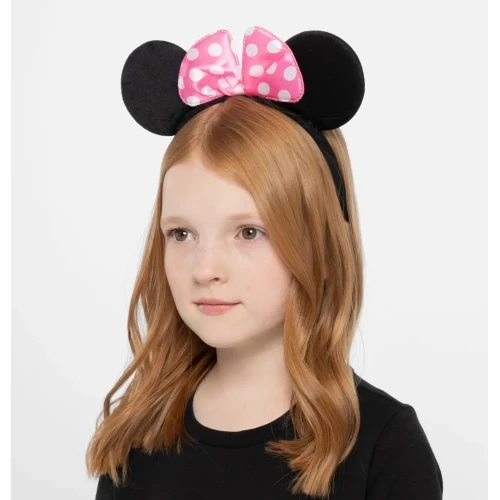 Pembe Fiyonklu Minnie Mouse Tacı - Resim 3