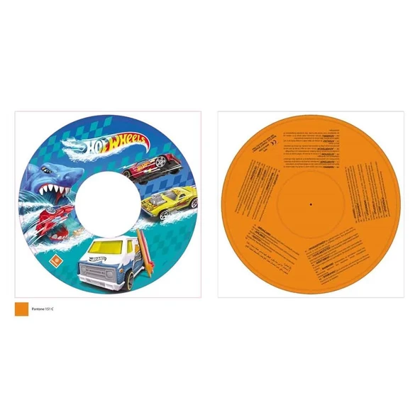 S00016876 ŞİŞME CAN SİMİDİ HT WHEELS 50CM -SUN - Resim 3