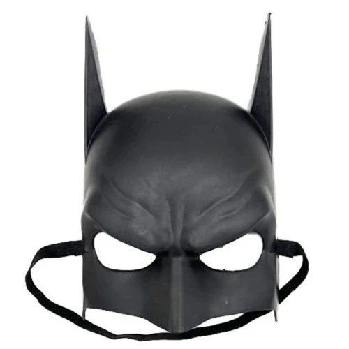 Siyah Çocuk Batman Maskesi Lastikli - Resim 3