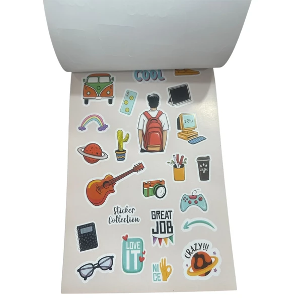 Sticker Defter - Resim 3