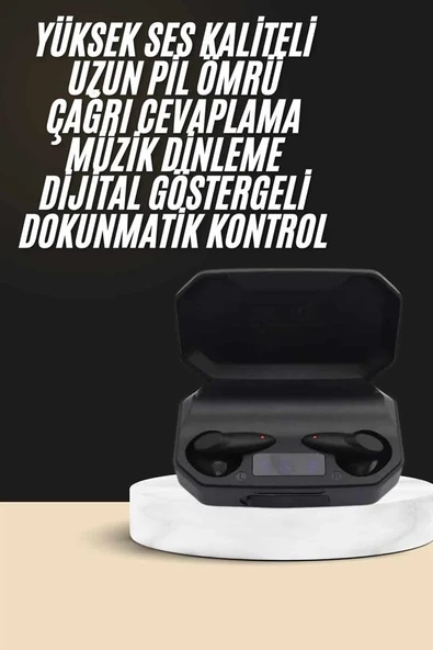 Kulak İçi Bluetooth Kulaklık Rgb Işıklı Çift Mikrofonlu iOS/Android Uyumlu BT 5.2 ürün görseli 1