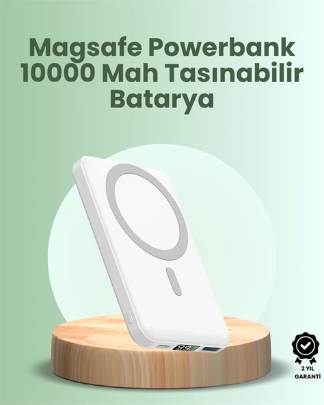 Ultra İnce Manyetik Powerbank – Hızlı Şarj, Güçlü Tutuş, 10000 mAh Kapasite ürün görseli 1