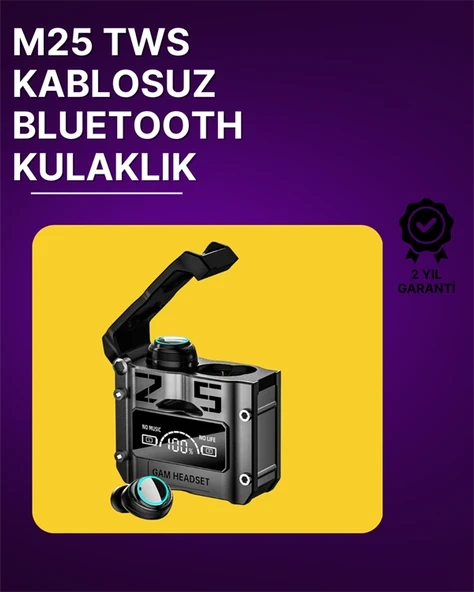Bluetooth 5.3 Kablosuz Kulaklık | Powerbank Şarj Kutulu | Ultra HD Ses Kalitesi ürün görseli 1