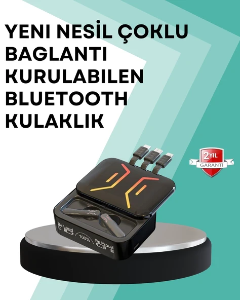 Type-C Girişli Bluetooth Kulaklık – Uzun Bekleme Süresi ürün görseli 1