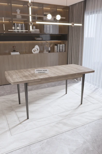 UZMHOME Tokyo Mutfak Masası Yemek Masası 80 x 130 Açılabilir Masa ürün görseli 1
