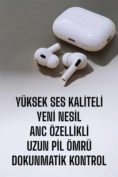 Kablosuz Bluetooth Kulaklık Gürültü Önleme, Su Geçirmez, Mikrofonlu ürün görseli 1