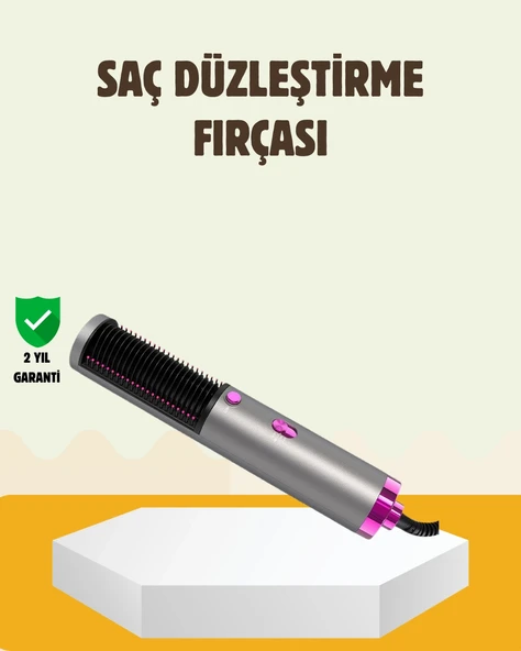 Ergonomik Tasarımlı Hafif ve Taşınabilir Sıcak Hava Fırçası ürün görseli 1