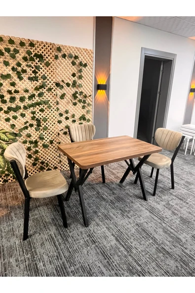 UZMHOME NİLÜFER MUTFAK MASASI 70 x 110 W AYAK (Sadece Masa) ürün görseli 1