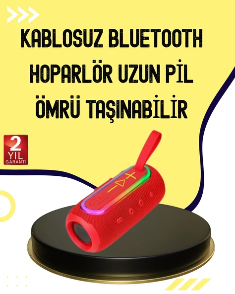 Uzun Pil Ömürlü Bluetooth 5.1 Hoparlör ürün görseli 1