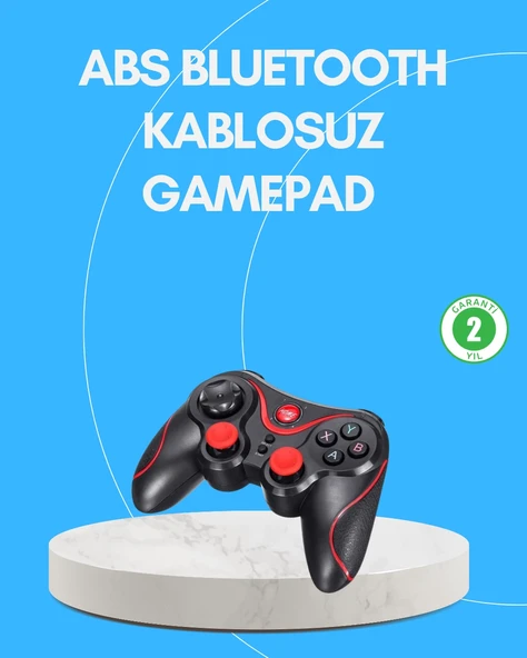 Uzun Pil Ömürlü Kablosuz Oyun Kumandası PC Telefon Tablet İçin ürün görseli 1
