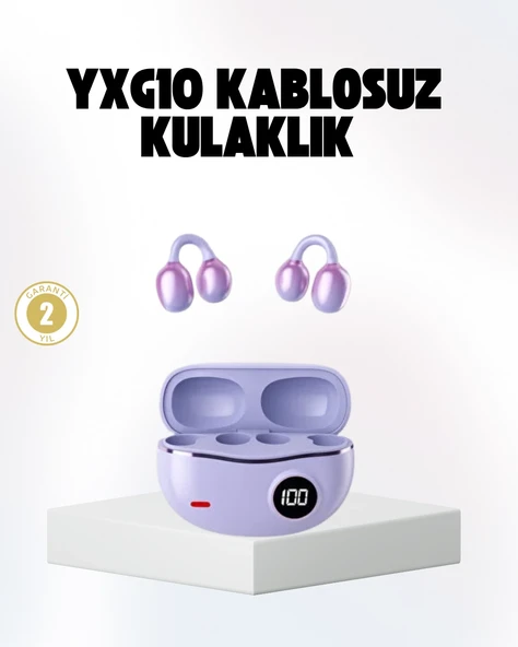 Bluetooth YXG10 Kulak Arkası Tasarım Cilt Dostu Silikon Hafif Yapı ürün görseli 1