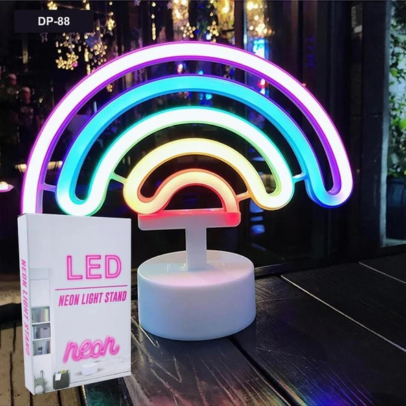 Gökkuşağı Neon Led Lamba - Resim 2