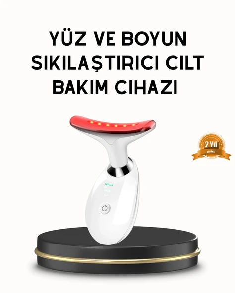 Boyun ve Gıdı Toparlayıcı EMS Cilt Sıkılaştırıcı 7000 Titreşim Isı Terapisi ürün görseli 1