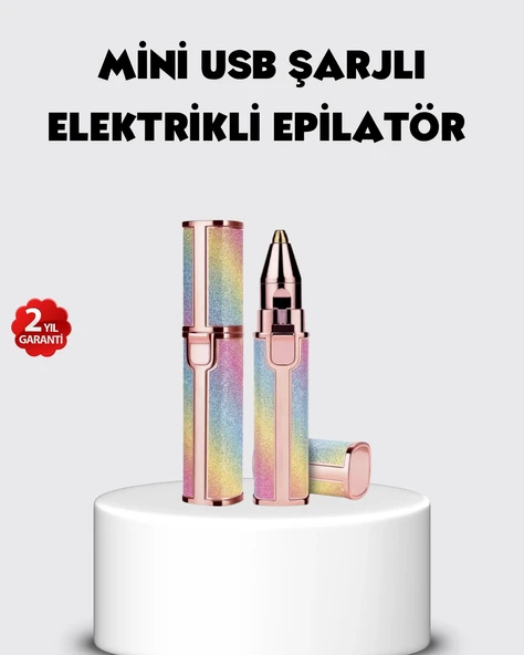 USB Şarjlı Kaş ve Yüz Tüy Alma Cihazı – Taşınabilir ve Acısız Kullanım ürün görseli 1