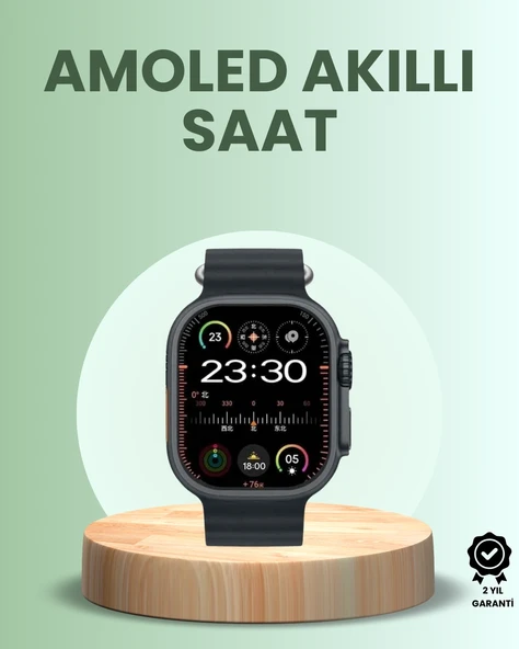 Ultra Akıllı Saat AMOLED Display 15 Gün Dayanıklı Batarya ürün görseli 1