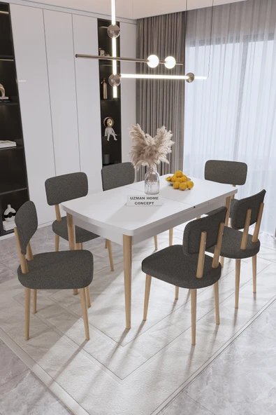 UZMHOME Viva Yemek Odası Takımı Yemek Masası Mutfak Masa Takımı Mutfak Masası ürün görseli 1