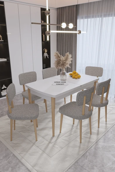 UZMHOME Viva Yemek Odası Takımı Yemek Masası Mutfak Masa Takımı Mutfak Masası ürün görseli 1
