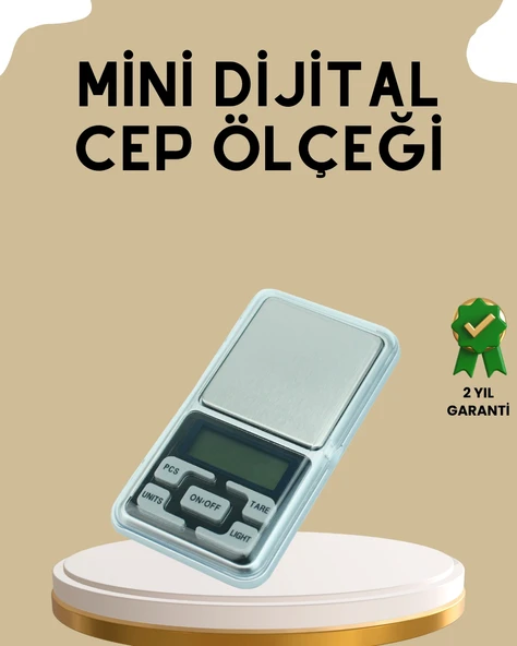 Kapaklı Dijital Cep Terazisi Hassasiyet 300 Gr ürün görseli 1