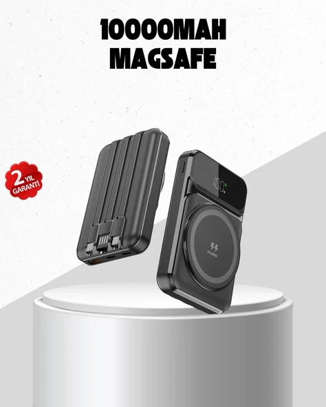 15W Kablosuz Şarj Özellikli 10000 mAh Powerbank –  Type-C Hızlı Şarj ürün görseli 1