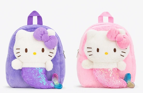 Peluş Hello Kitty Deniz Kızı Sırt Çantası ürün görseli 1