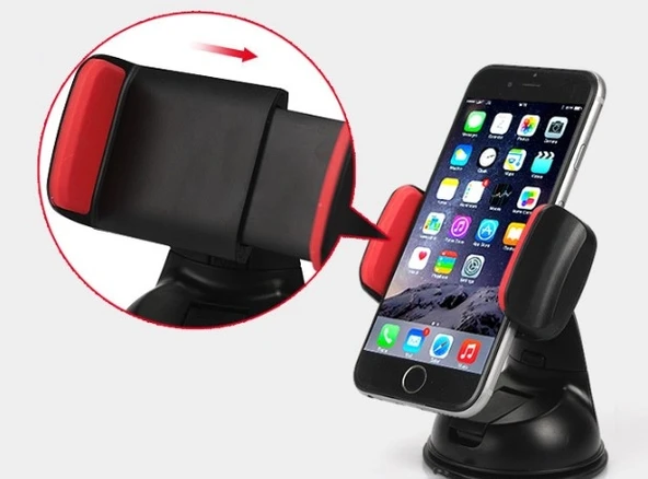 Araç İçi Torpido ve Cam Vakumlu Kısa Boy Telefon Tutucu ürün görseli 1