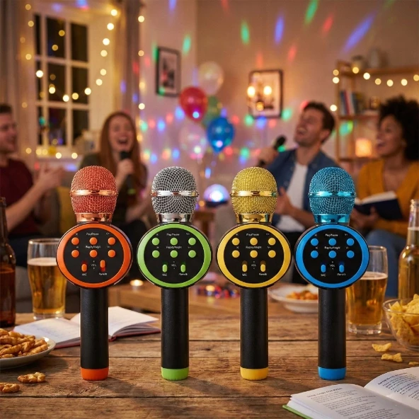 Kablosuz Karaoke Mikrofonu ürün görseli 1