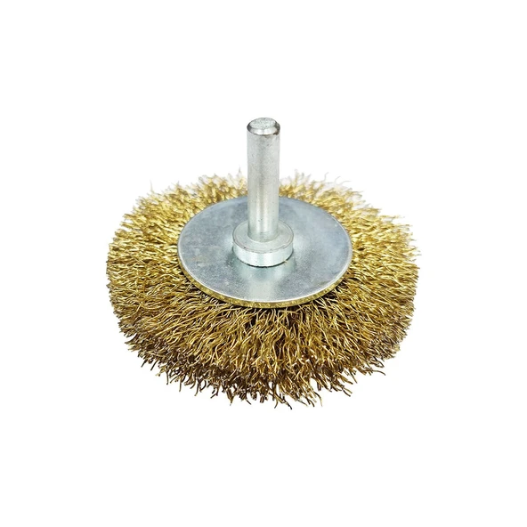 ZARGANA TELLİ PİMLİ DAİRE FIRÇA 60 mm ürün görseli 1