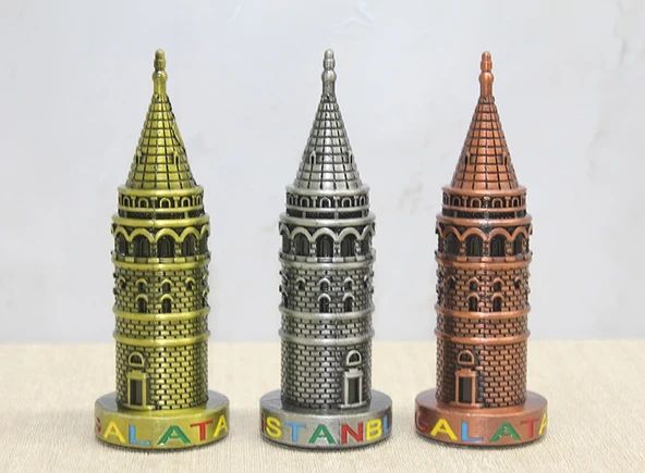 13 cm Metal Galata Kulesi ürün görseli 1