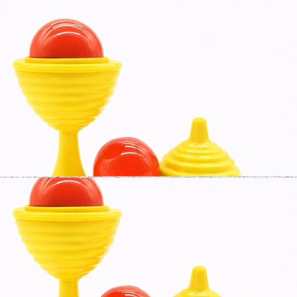 Sarı Renk Sihirli Kupa Top Kaybetme Oyunu 7 cm ürün görseli 1