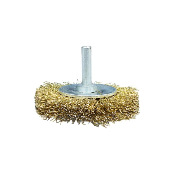 ZARGANA TELLİ PİMLİ DAİRE FIRÇA 60 mm - Resim 2