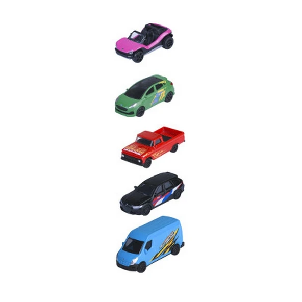 Street Cars 5'li Araç Seti ürün görseli 1