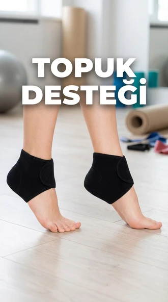 2'li Silikon Tabanlı Topuk Dikeni Ortopedik Çorap Seti ürün görseli 1