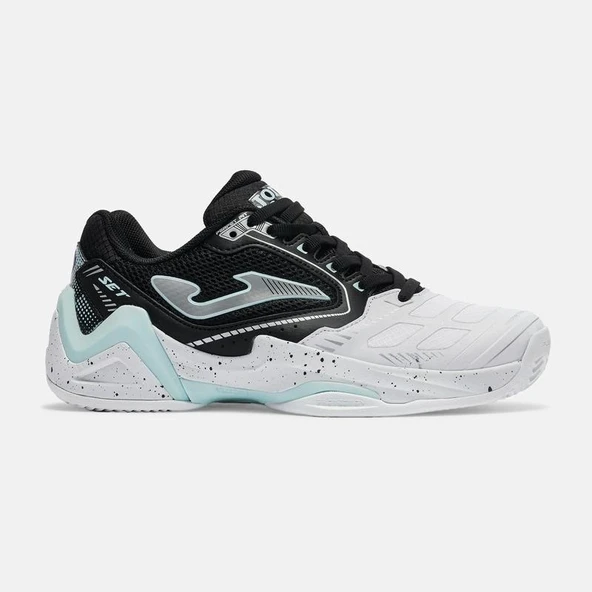 Joma TSELS2621C SET LADY Toprak Kort Kadın Tenis Ayakkabısı Beyaz/Siyah ürün görseli 1