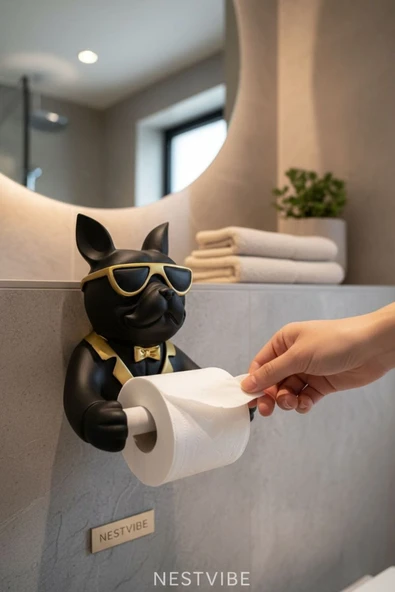 NESTVİBE Tuvalet Kağıdı Askılığı - Resim 3