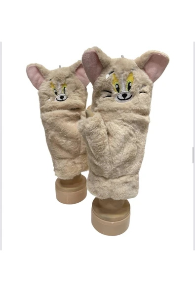 Ciciş Aksesuar PELUŞ ELDİVEN SICAK TUTAN %100 PELUŞ ürün görseli 1